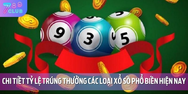 Tỷ Lệ Trúng Vé Số 789CLUB - Cơ Hội Thắng Lớn Dành Cho Người Chơi 3 Chi tiết tỷ lệ trúng thưởng các loại xổ số phổ biến hiện nay