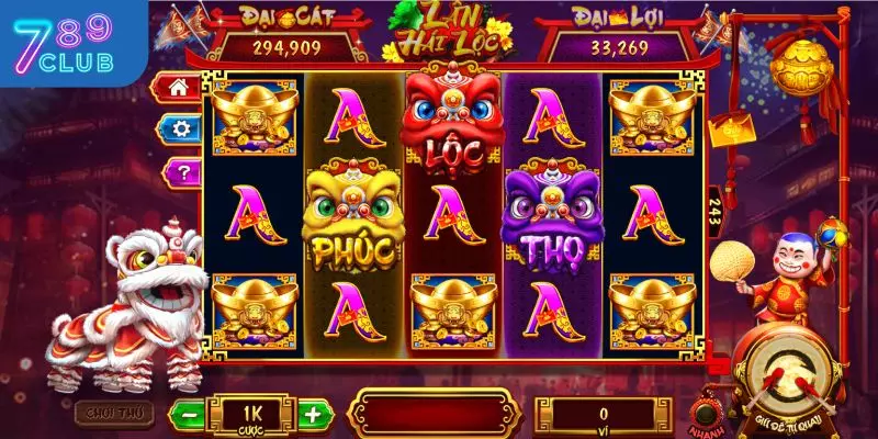 Lân Hái Lộc 789CLUB – Quay Là Trúng, Nhận Lộc Không Giới Hạn 2 Điểm đặc biệt của game Lân Hái Lộc