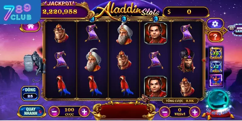 Aladin Slot 789CLUB – Quay Hũ Ma Thuật, Thưởng Cực Đã 2 Giới thiệu game Aladin Slot 789CLUB