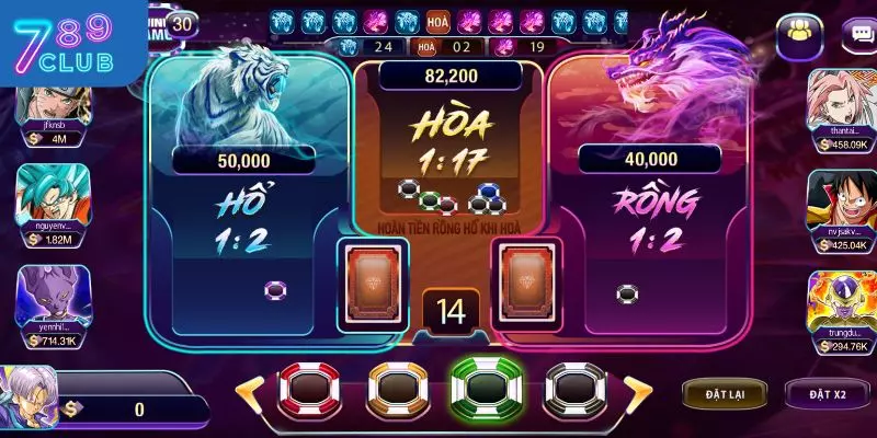 Rồng Hổ 789CLUB – Cược Nhanh Thắng Lớn Chỉ Trong Một Lá Bài 2 Giới thiệu game Rồng Hổ tại 789CLUB