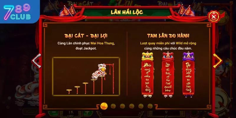 Lân Hái Lộc 789CLUB – Quay Là Trúng, Nhận Lộc Không Giới Hạn 3 Hướng dẫn chơi Lân Hái Lộc chi tiết