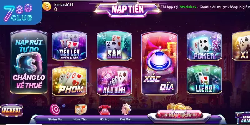 Trang Chủ 789 CLUB 5 Sảnh game bài tại 789CLUB